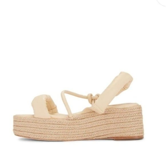 Equitare Kinga Espadrille Sandal in Cream - Picture 2 of 12